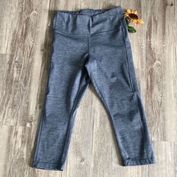 Athleta Ultimate Stash Pocket‎ Capri Leggings SuperSonic Gray Heather SP - Picture 3 of 11